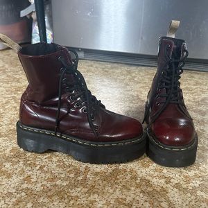 Dr Martens JADON BOOT SMOOTH LEATHER PLATFORMS
